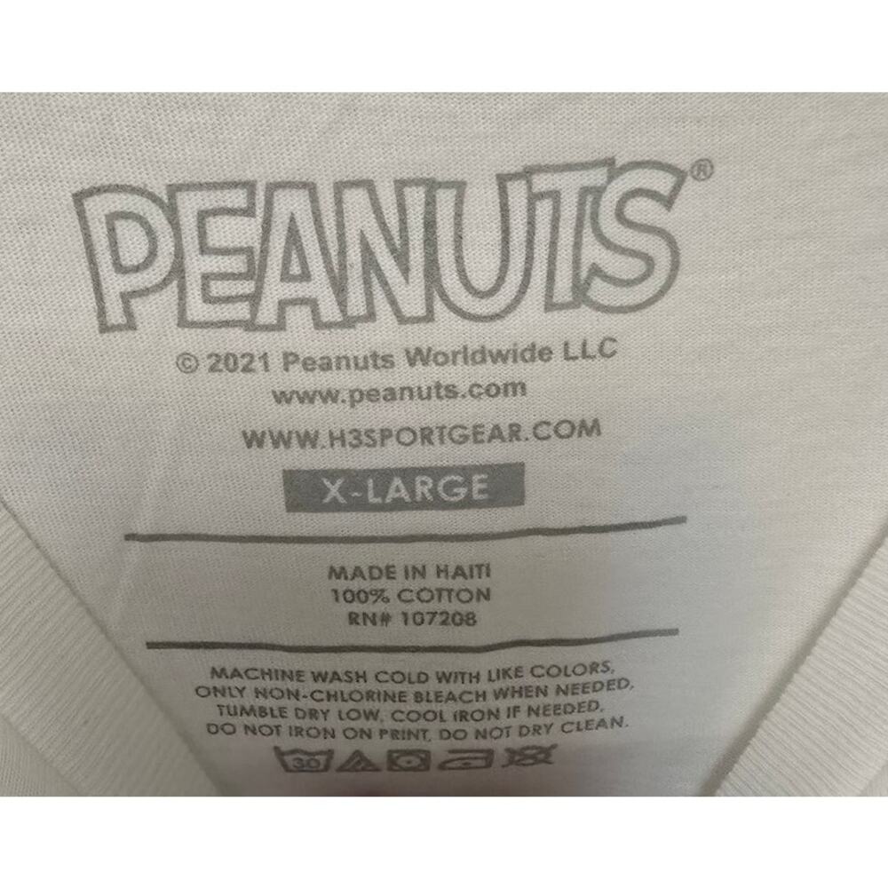 Peanuts Snoopy Camping Long Sleeve Shirt Mens XL Woodstock Graphic NWOT NEW - Picture 4 of 5